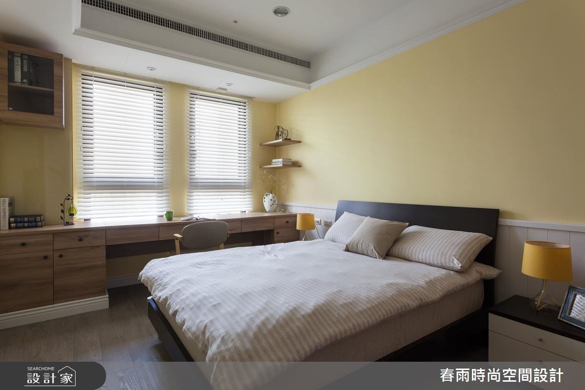 50坪新成屋(5年以下)＿美式風臥室案例圖片＿春雨設計＿春雨_06 高雄帝景苑之42