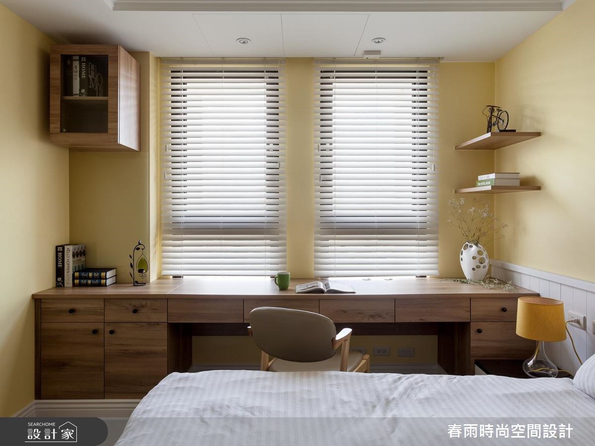 50坪新成屋(5年以下)＿美式風臥室案例圖片＿春雨設計＿春雨_06 高雄帝景苑之43