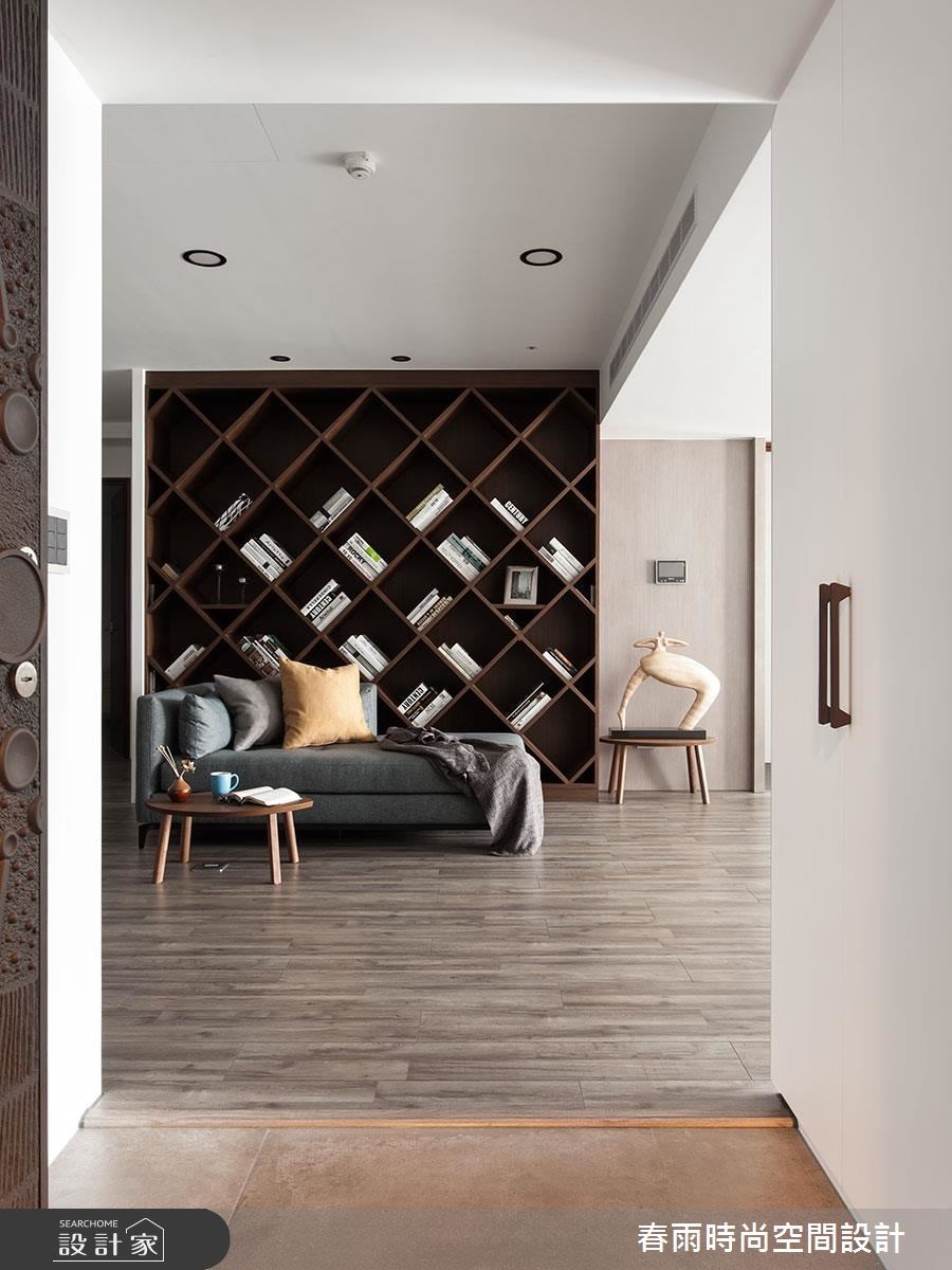 40坪新成屋(5年以下)＿現代風客廳案例圖片＿春雨設計＿春雨_07 高雄花賞之1