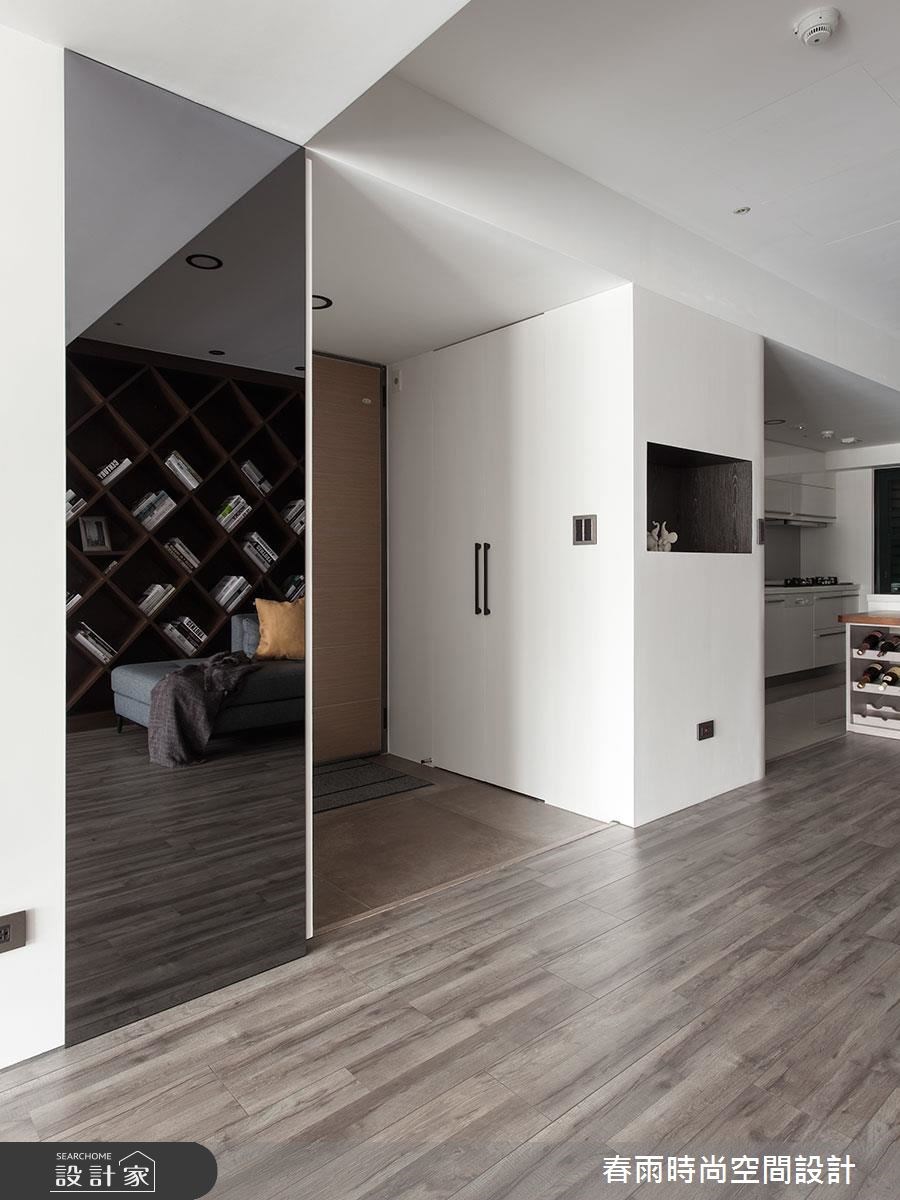 40坪新成屋(5年以下)＿現代風客廳案例圖片＿春雨設計＿春雨_07 高雄花賞之3