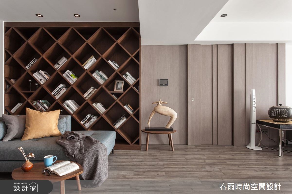 40坪新成屋(5年以下)＿現代風客廳案例圖片＿春雨設計＿春雨_07 高雄花賞之13