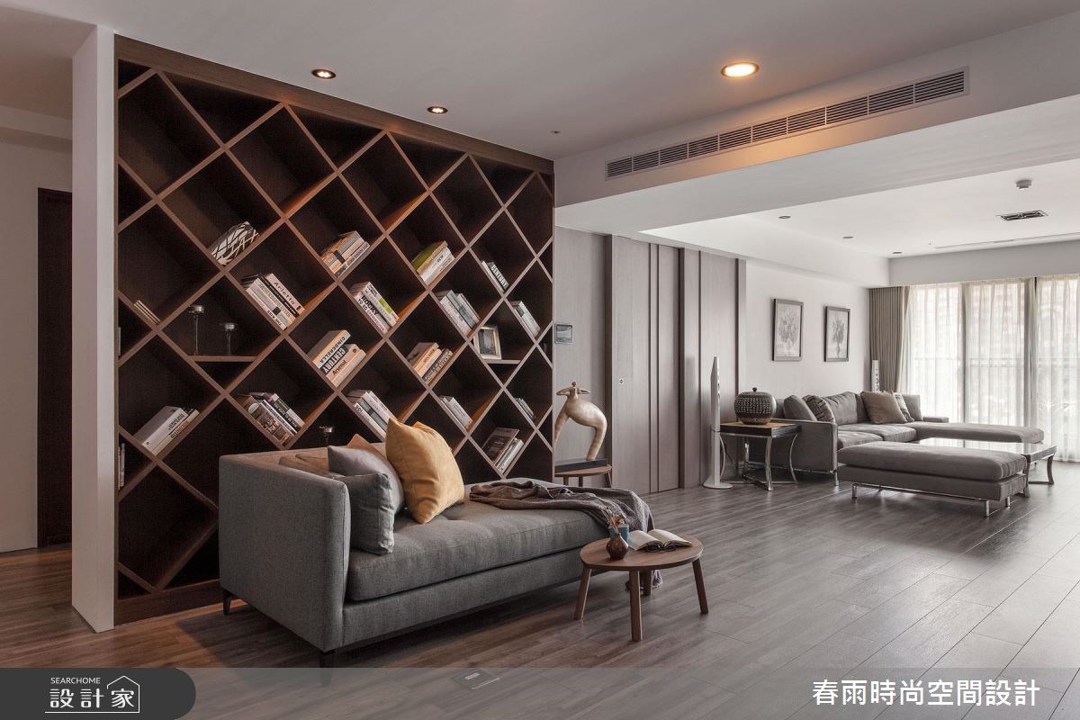 40坪新成屋(5年以下)＿現代風客廳案例圖片＿春雨設計＿春雨_07 高雄花賞之14