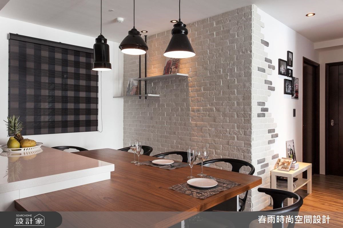 40坪新成屋(5年以下)＿現代風餐廳案例圖片＿春雨設計＿春雨_07 高雄花賞之17