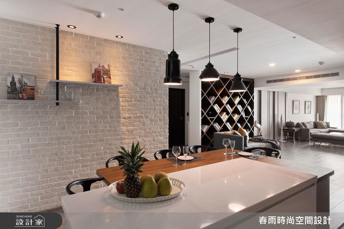 40坪新成屋(5年以下)＿現代風餐廳案例圖片＿春雨設計＿春雨_07 高雄花賞之19