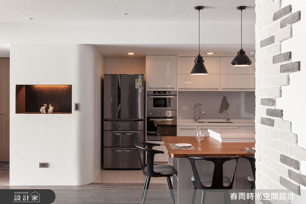 40坪新成屋(5年以下)＿現代風餐廳案例圖片＿春雨設計＿春雨_07 高雄花賞之20