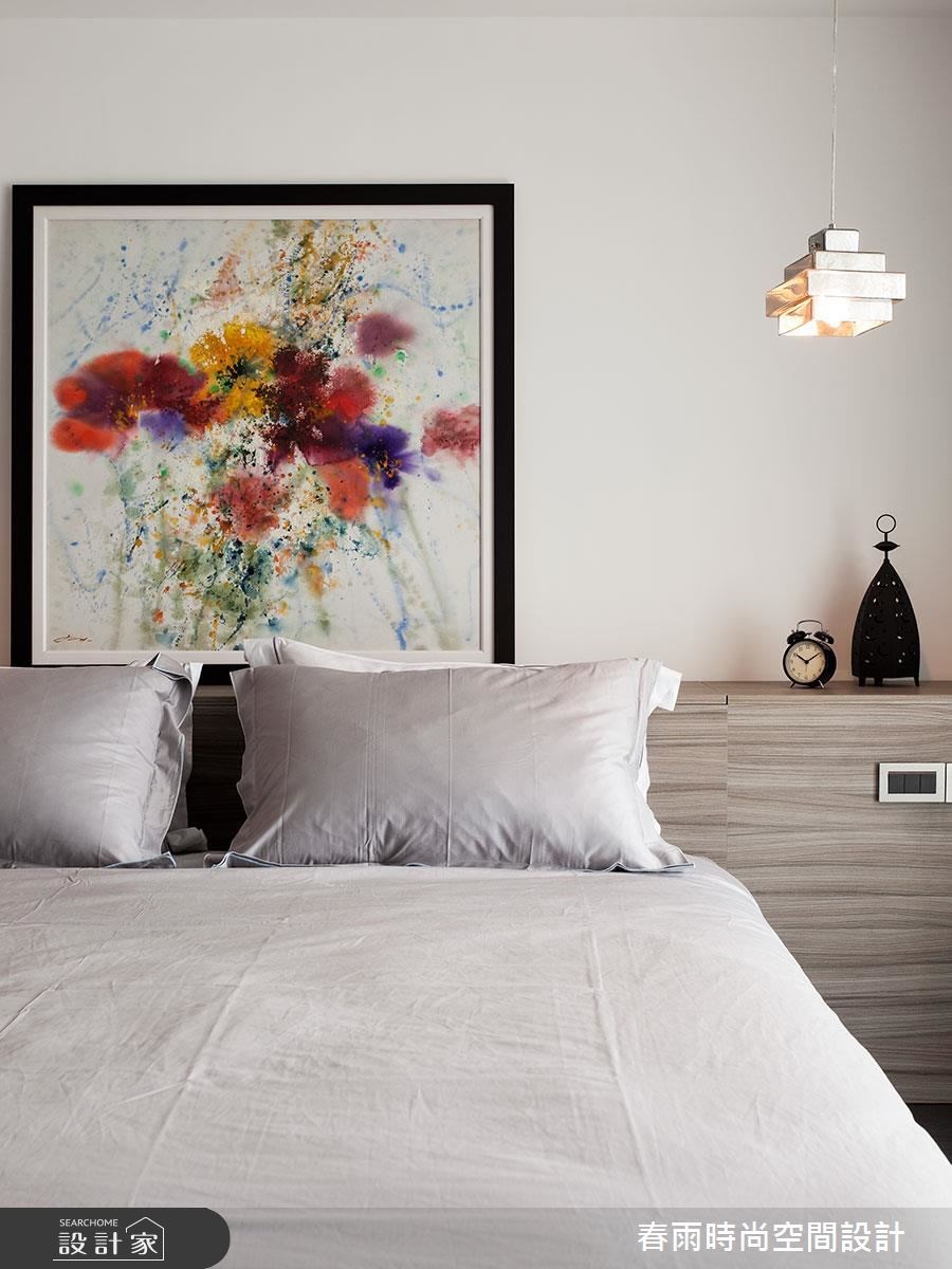 40坪新成屋(5年以下)＿現代風臥室案例圖片＿春雨設計＿春雨_07 高雄花賞之31