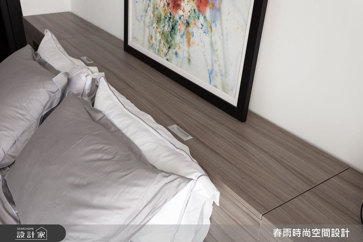 40坪新成屋(5年以下)＿現代風臥室案例圖片＿春雨設計＿春雨_07 高雄花賞之32