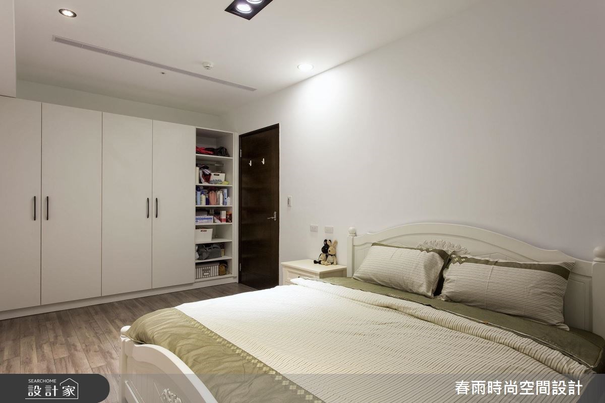 40坪新成屋(5年以下)＿現代風臥室案例圖片＿春雨設計＿春雨_07 高雄花賞之35