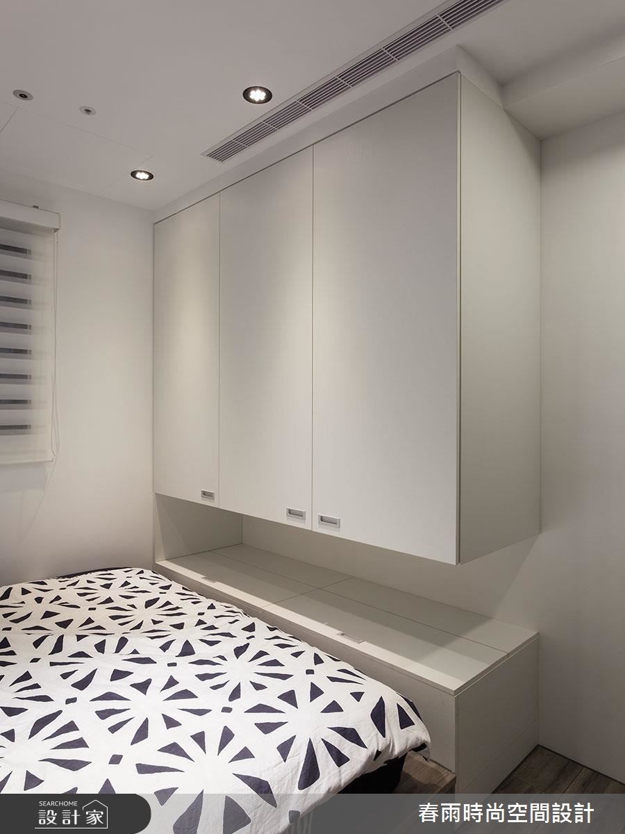 40坪新成屋(5年以下)＿現代風臥室案例圖片＿春雨設計＿春雨_07 高雄花賞之37