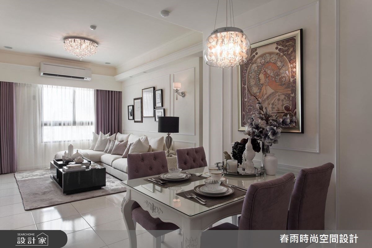 23坪新成屋(5年以下)＿新古典餐廳案例圖片＿春雨設計＿春雨_08 高雄薇閣之4