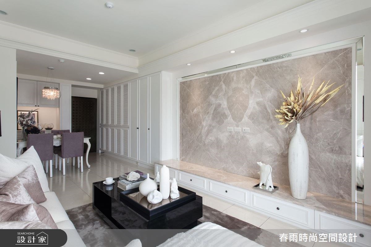 23坪新成屋(5年以下)＿新古典客廳案例圖片＿春雨設計＿春雨_08 高雄薇閣之8