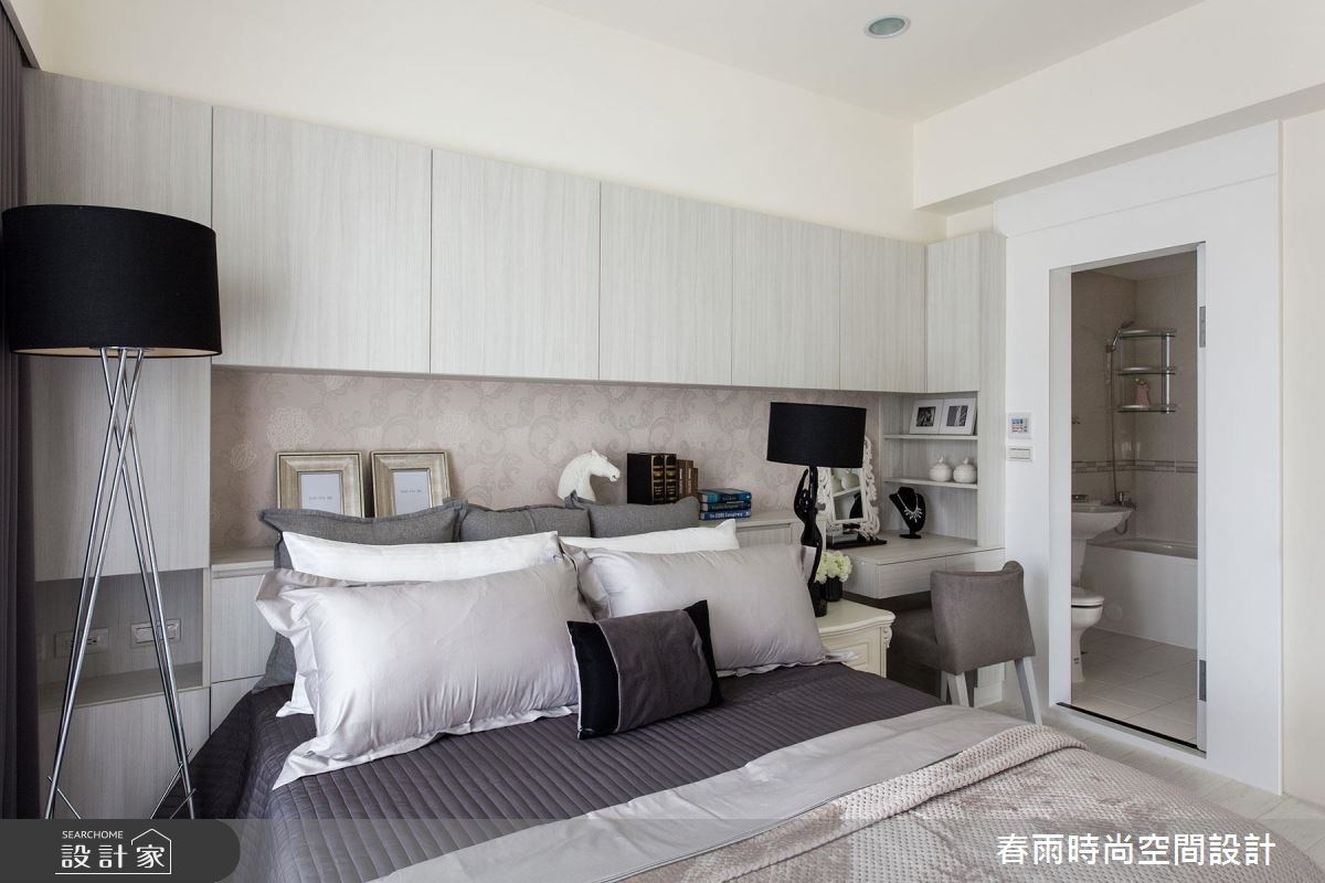 23坪新成屋(5年以下)＿新古典臥室案例圖片＿春雨設計＿春雨_08 高雄薇閣之18