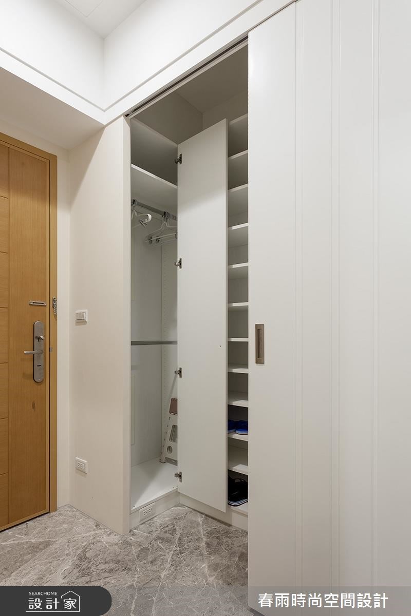 32坪新成屋(5年以下)＿混搭風玄關案例圖片＿春雨設計＿春雨_09 新店玉上園1之2