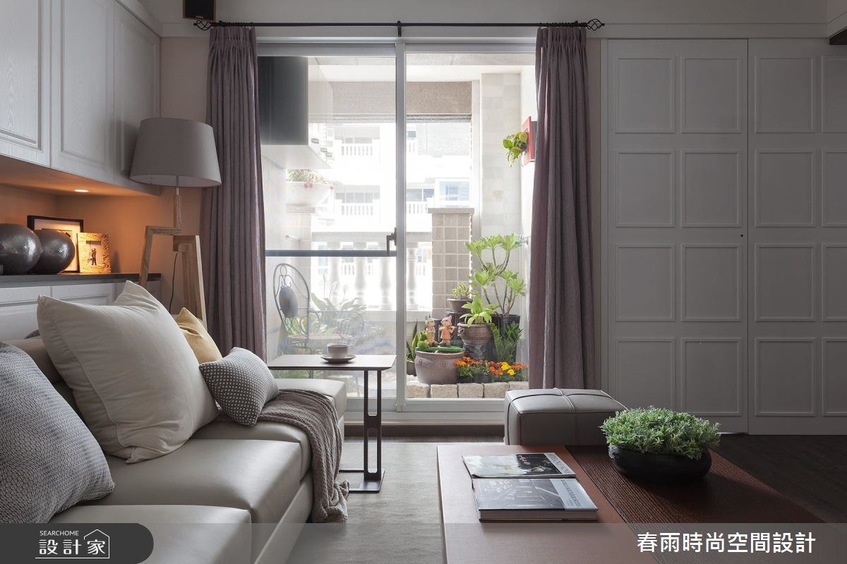 32坪新成屋(5年以下)＿混搭風客廳案例圖片＿春雨設計＿春雨_09 新店玉上園1之8