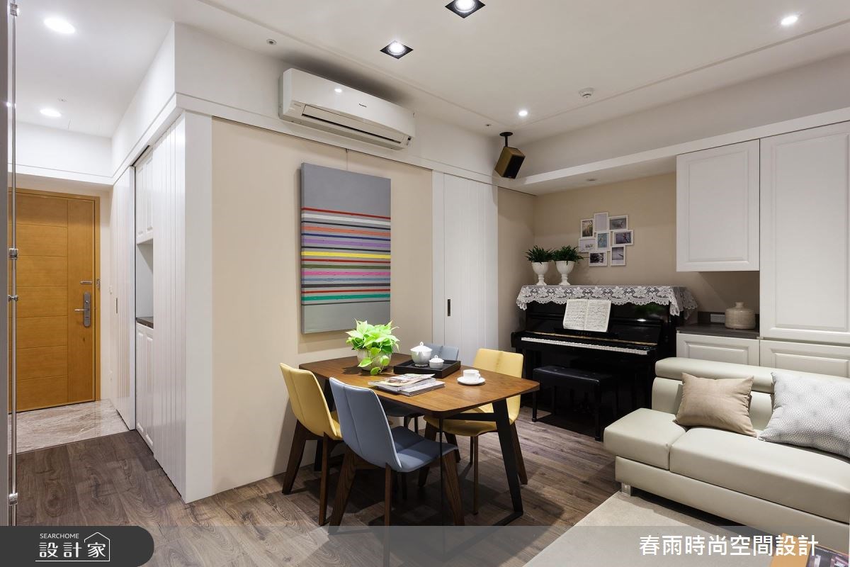 32坪新成屋(5年以下)＿混搭風餐廳案例圖片＿春雨設計＿春雨_09 新店玉上園1之16