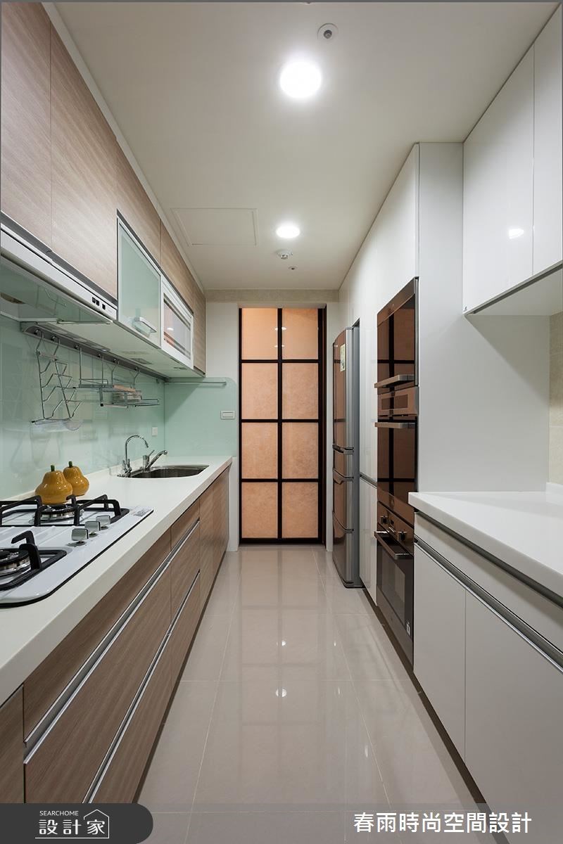 32坪新成屋(5年以下)＿混搭風廚房案例圖片＿春雨設計＿春雨_09 新店玉上園1之17
