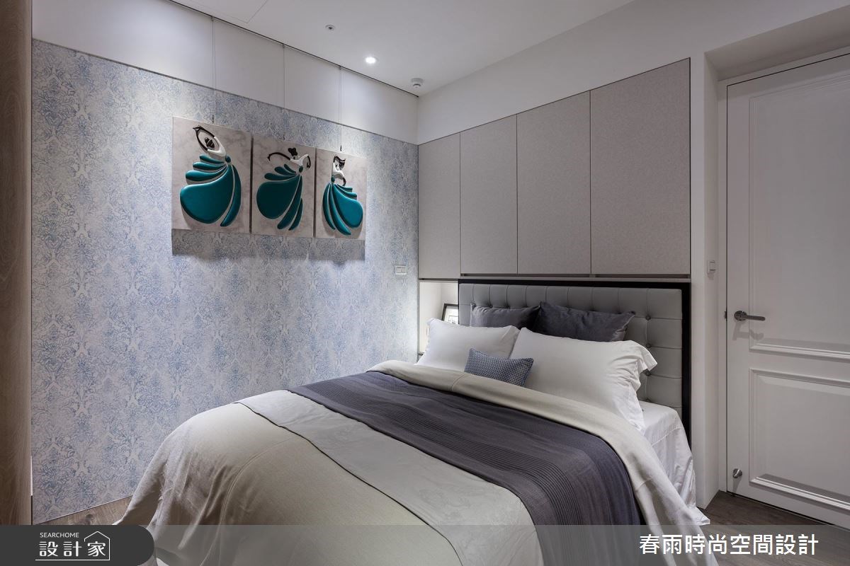 32坪新成屋(5年以下)＿混搭風臥室案例圖片＿春雨設計＿春雨_09 新店玉上園1之21
