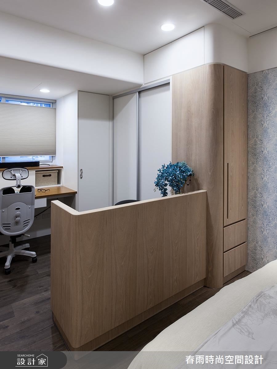 32坪新成屋(5年以下)＿混搭風臥室案例圖片＿春雨設計＿春雨_09 新店玉上園1之26