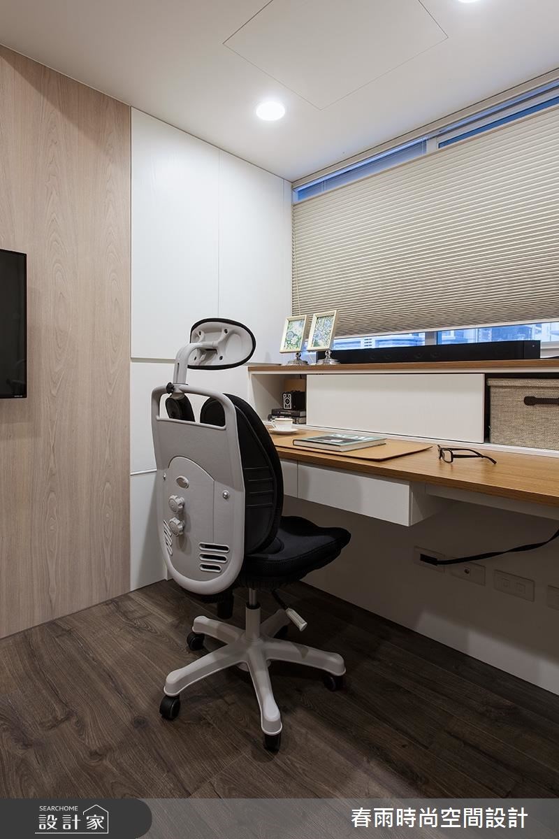 32坪新成屋(5年以下)＿混搭風臥室工作區案例圖片＿春雨設計＿春雨_09 新店玉上園1之27