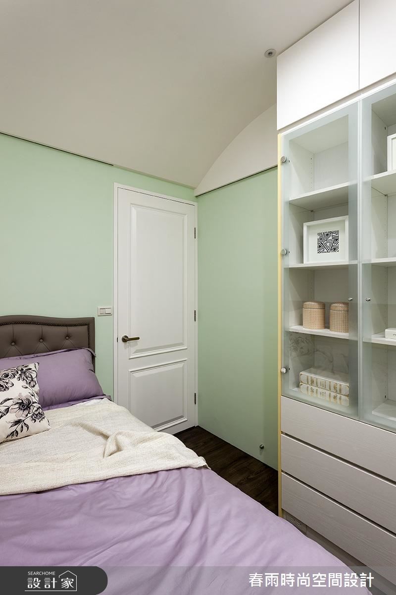 32坪新成屋(5年以下)＿混搭風臥室案例圖片＿春雨設計＿春雨_09 新店玉上園1之33