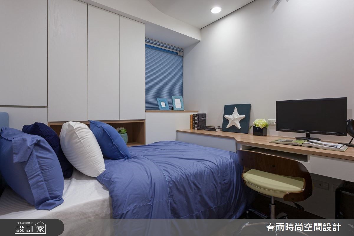 32坪新成屋(5年以下)＿混搭風臥室案例圖片＿春雨設計＿春雨_09 新店玉上園1之41