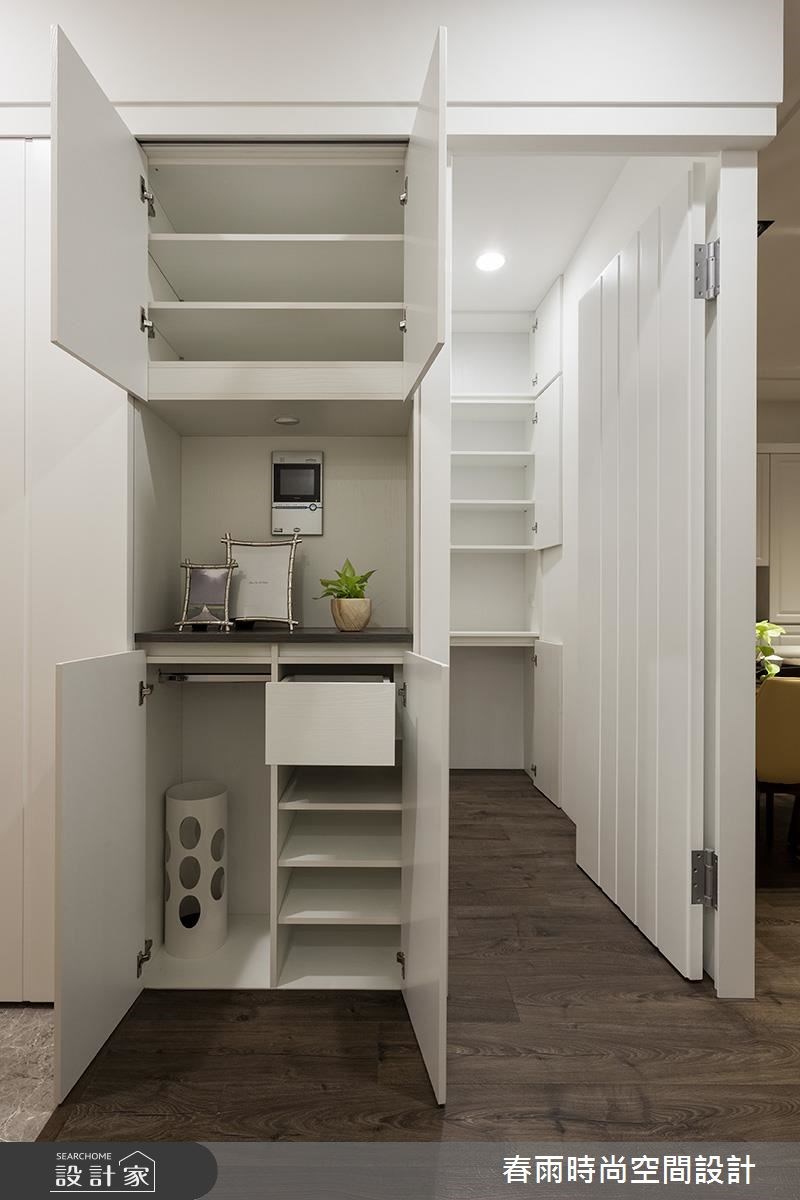 32坪新成屋(5年以下)＿混搭風玄關案例圖片＿春雨設計＿春雨_09 新店玉上園1之4