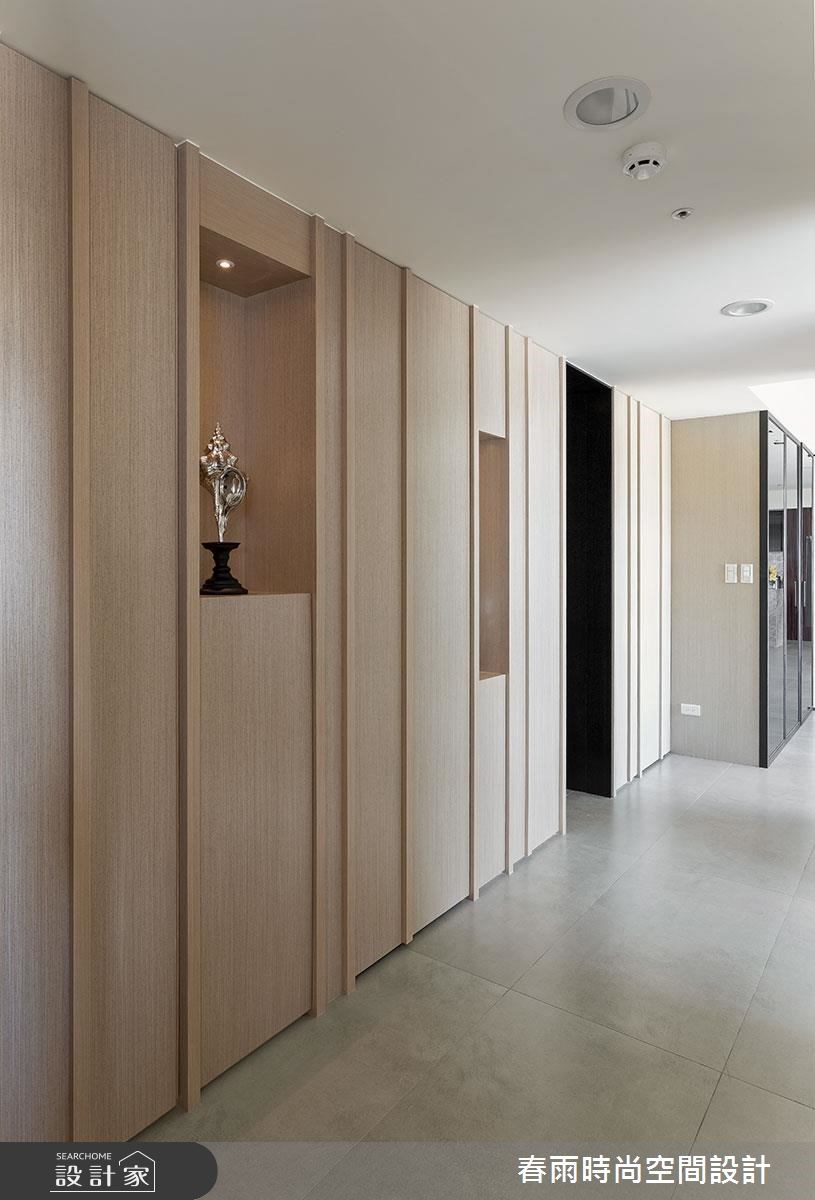 60坪新成屋(5年以下)＿休閒風走廊案例圖片＿春雨設計＿春雨_10 板橋湛然新天地之28