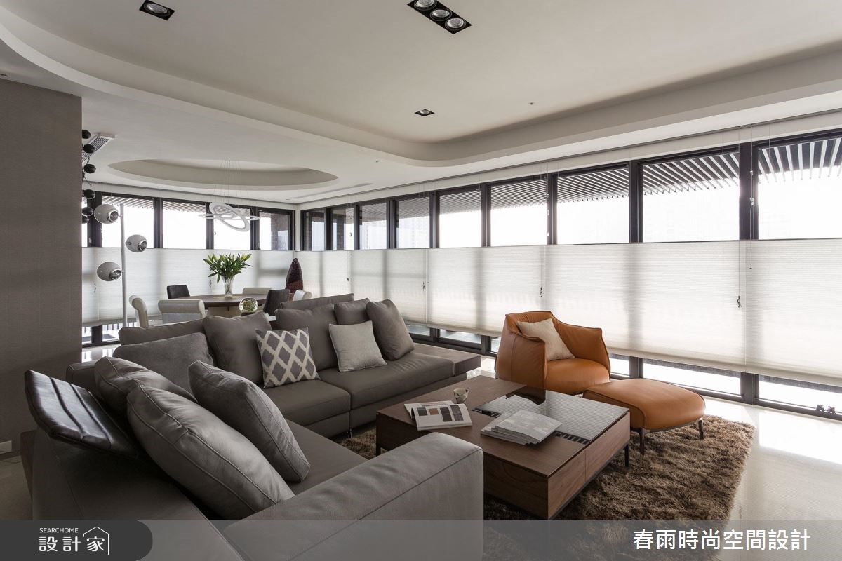 55坪新成屋(5年以下)＿現代風客廳案例圖片＿春雨設計＿春雨_11 桃園昭揚大器之5