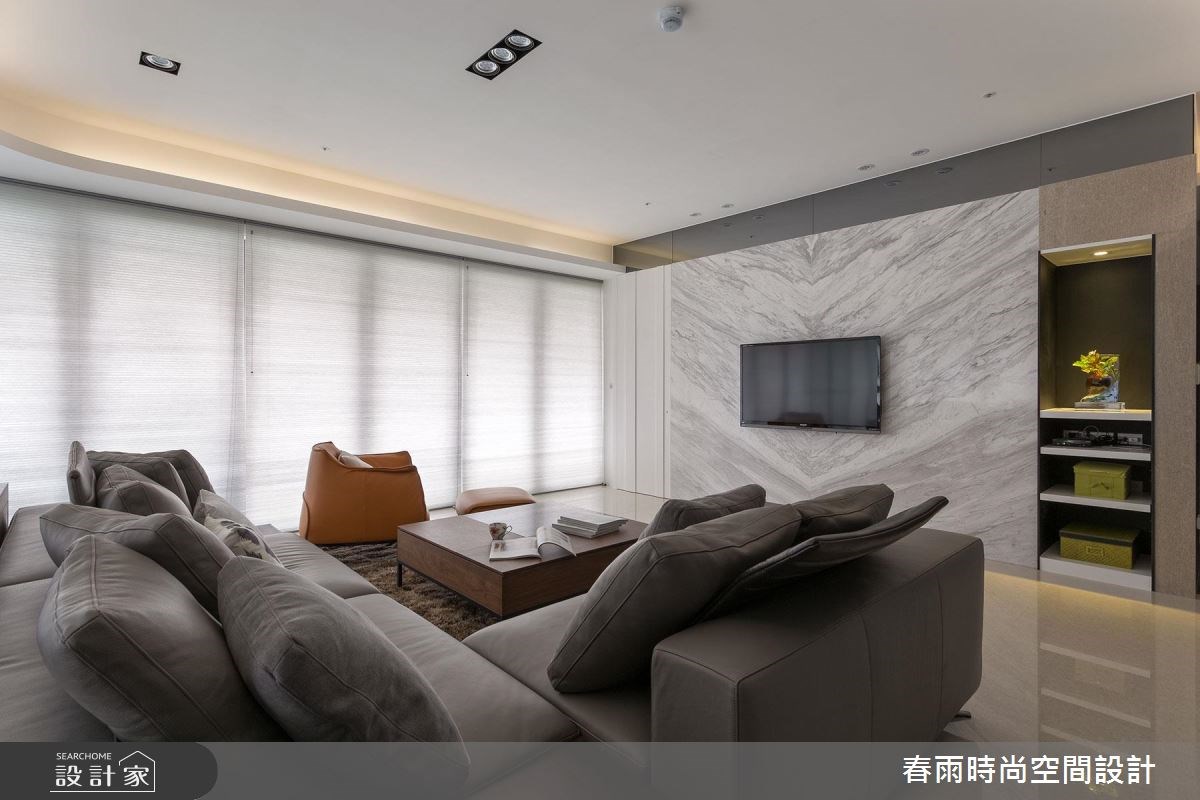55坪新成屋(5年以下)＿現代風客廳案例圖片＿春雨設計＿春雨_11 桃園昭揚大器之7