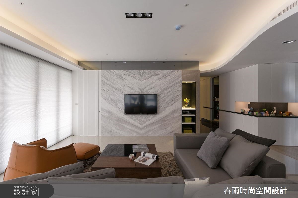 55坪新成屋(5年以下)＿現代風客廳案例圖片＿春雨設計＿春雨_11 桃園昭揚大器之8