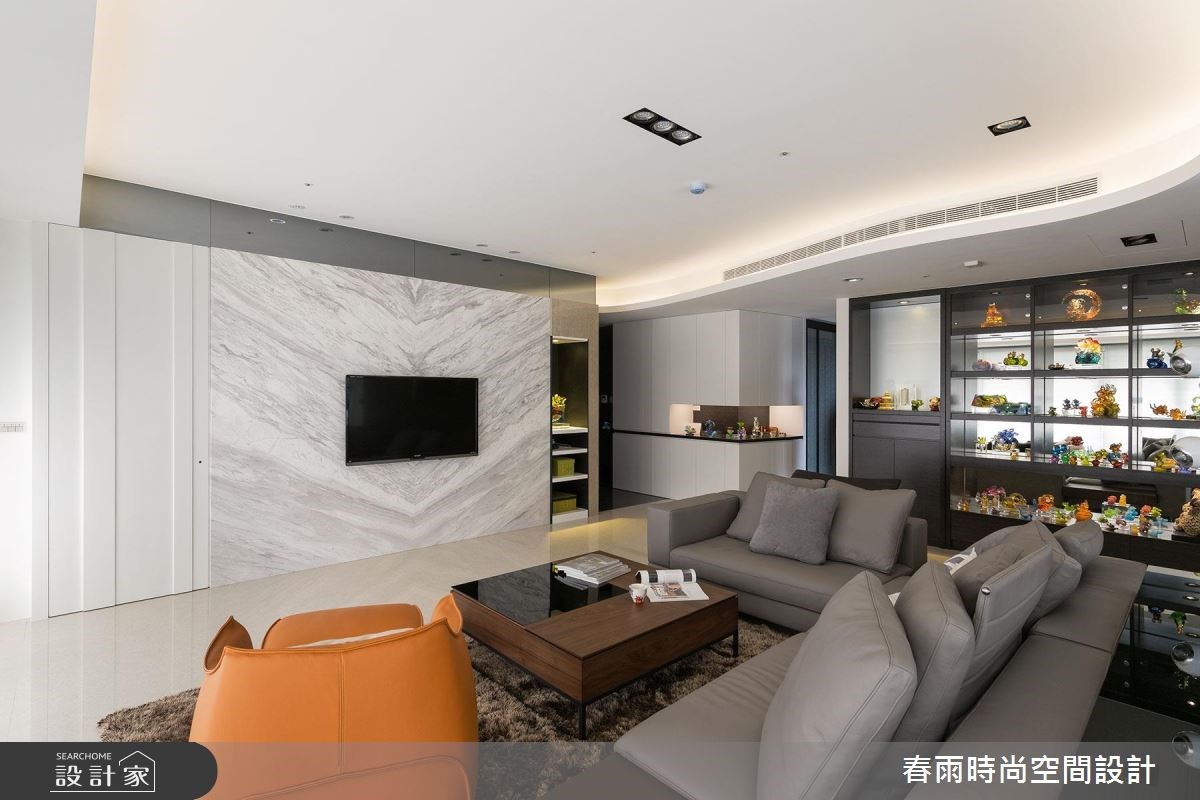 55坪新成屋(5年以下)＿現代風客廳案例圖片＿春雨設計＿春雨_11 桃園昭揚大器之9