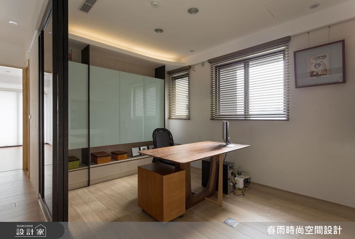 55坪新成屋(5年以下)＿現代風書房工作區案例圖片＿春雨設計＿春雨_11 桃園昭揚大器之27