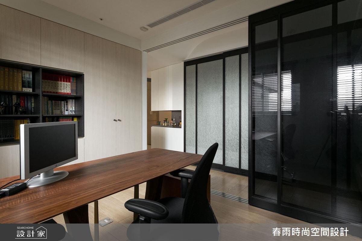 55坪新成屋(5年以下)＿現代風書房案例圖片＿春雨設計＿春雨_11 桃園昭揚大器之28