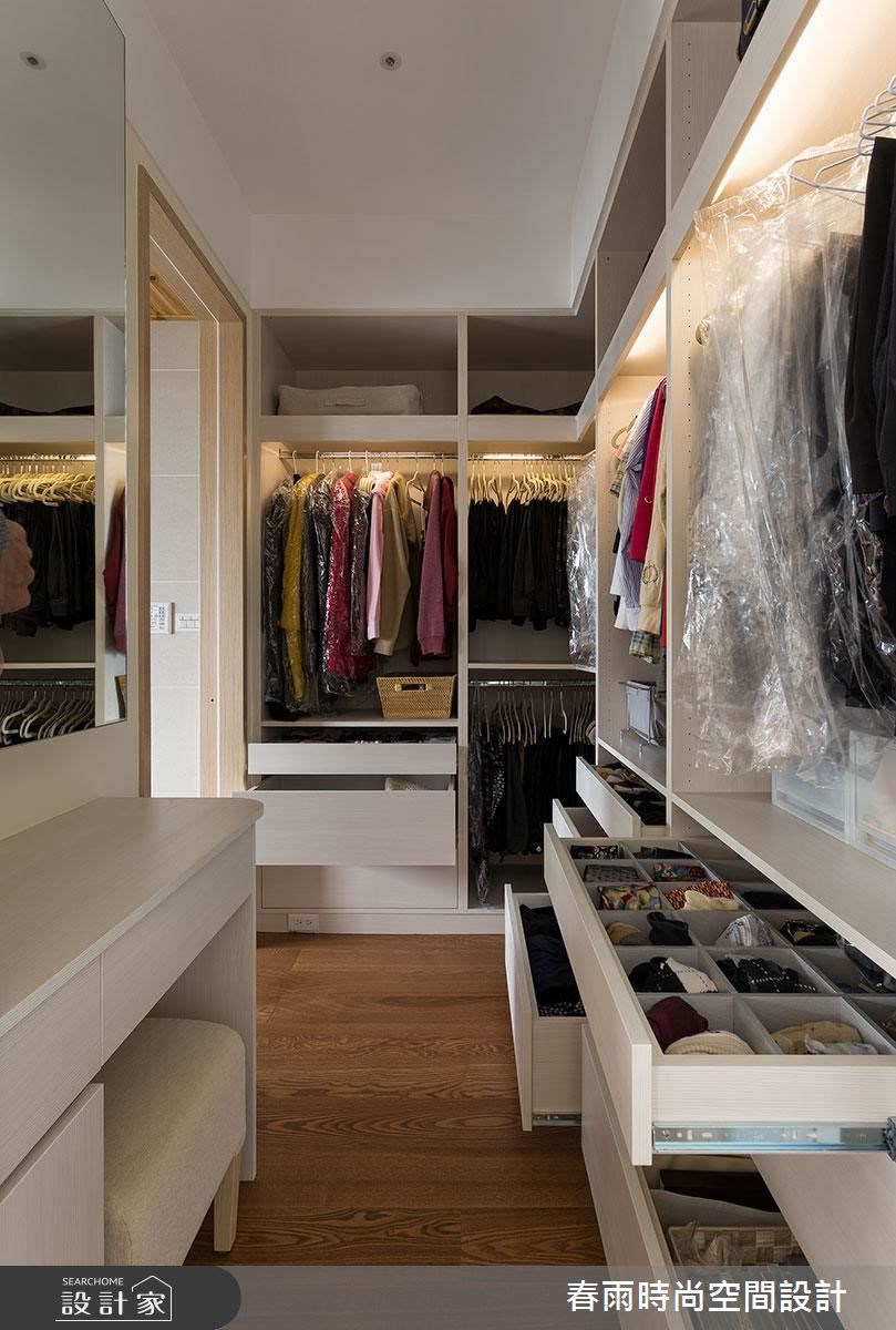 55坪新成屋(5年以下)＿現代風更衣間案例圖片＿春雨設計＿春雨_11 桃園昭揚大器之34