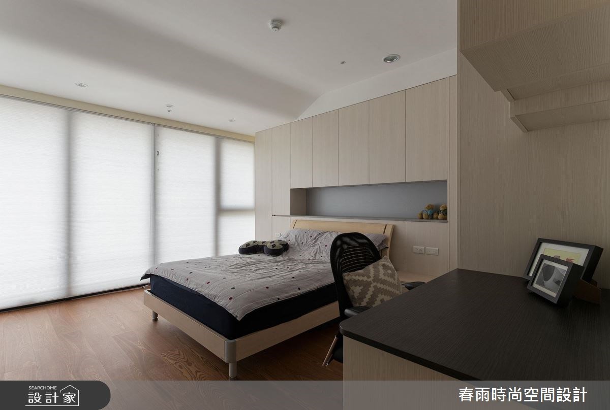 55坪新成屋(5年以下)＿現代風臥室案例圖片＿春雨設計＿春雨_11 桃園昭揚大器之38