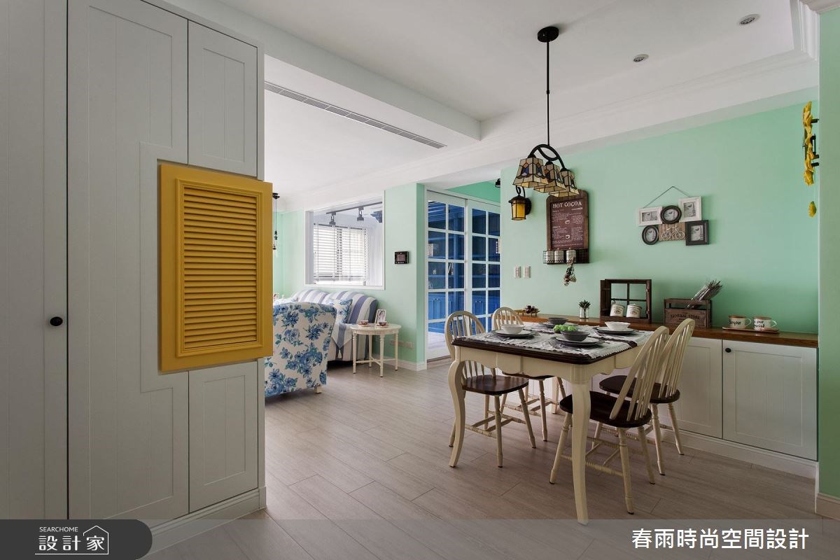 25坪新成屋(5年以下)＿鄉村風餐廳案例圖片＿春雨設計＿春雨_12 高雄麗馳之3