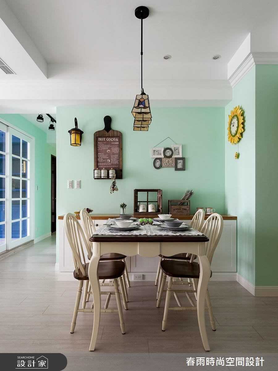 25坪新成屋(5年以下)＿鄉村風餐廳案例圖片＿春雨設計＿春雨_12 高雄麗馳之4