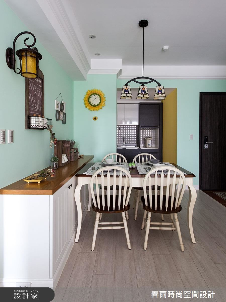 25坪新成屋(5年以下)＿鄉村風餐廳案例圖片＿春雨設計＿春雨_12 高雄麗馳之5