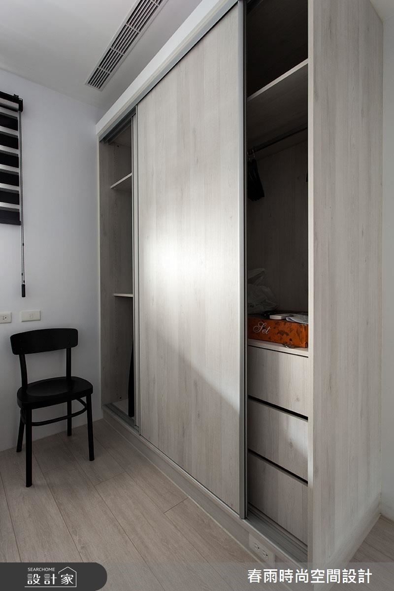 25坪新成屋(5年以下)＿鄉村風臥室案例圖片＿春雨設計＿春雨_12 高雄麗馳之26