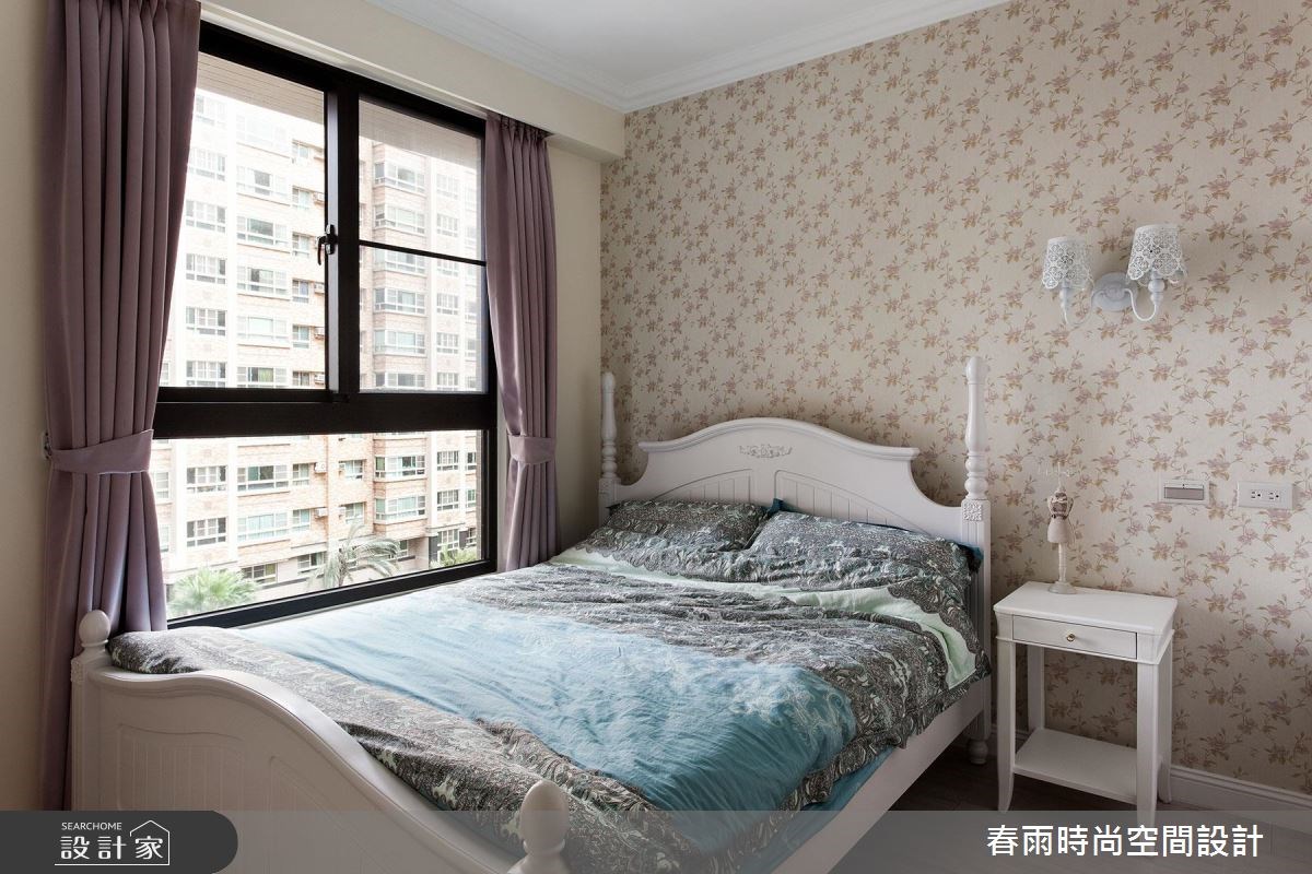 25坪新成屋(5年以下)＿鄉村風臥室案例圖片＿春雨設計＿春雨_12 高雄麗馳之28