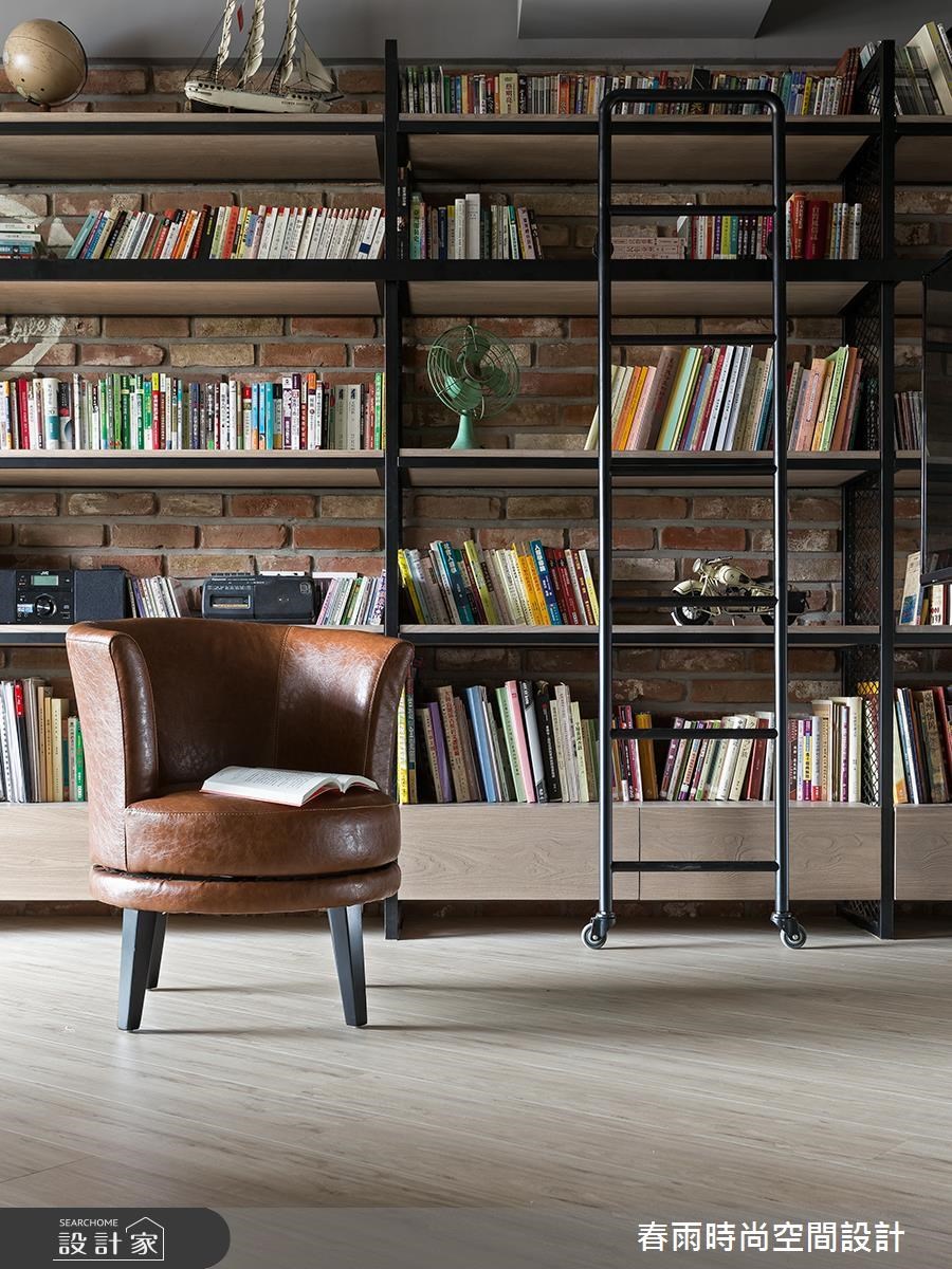 25坪新成屋(5年以下)＿工業風客廳案例圖片＿春雨設計＿春雨_14 中和簡公館之6