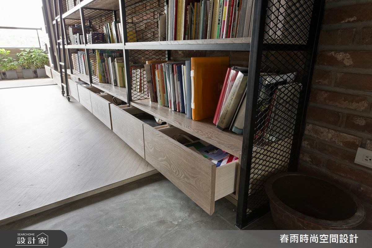 25坪新成屋(5年以下)＿工業風客廳案例圖片＿春雨設計＿春雨_14 中和簡公館之7