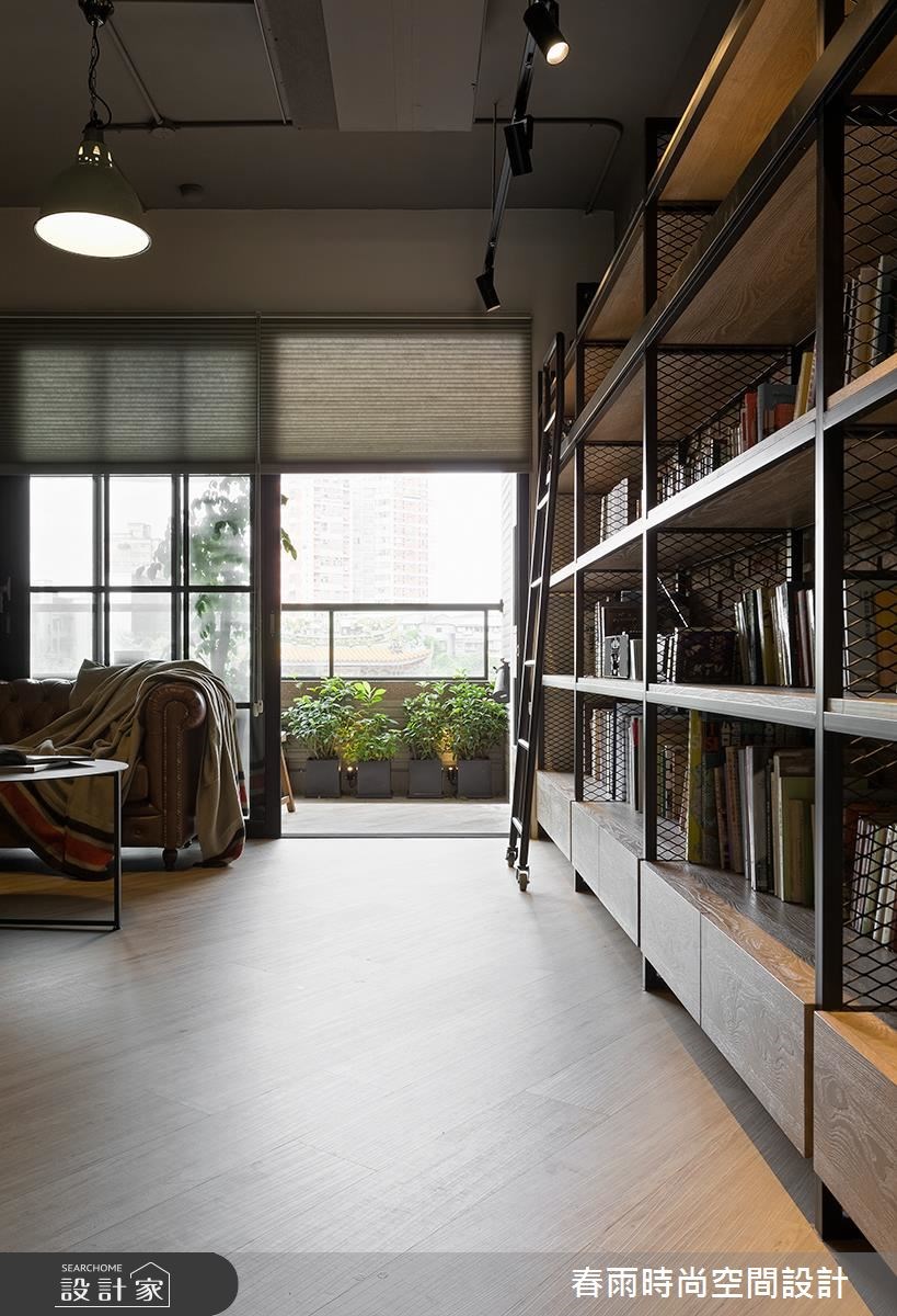 25坪新成屋(5年以下)＿工業風客廳案例圖片＿春雨設計＿春雨_14 中和簡公館之10