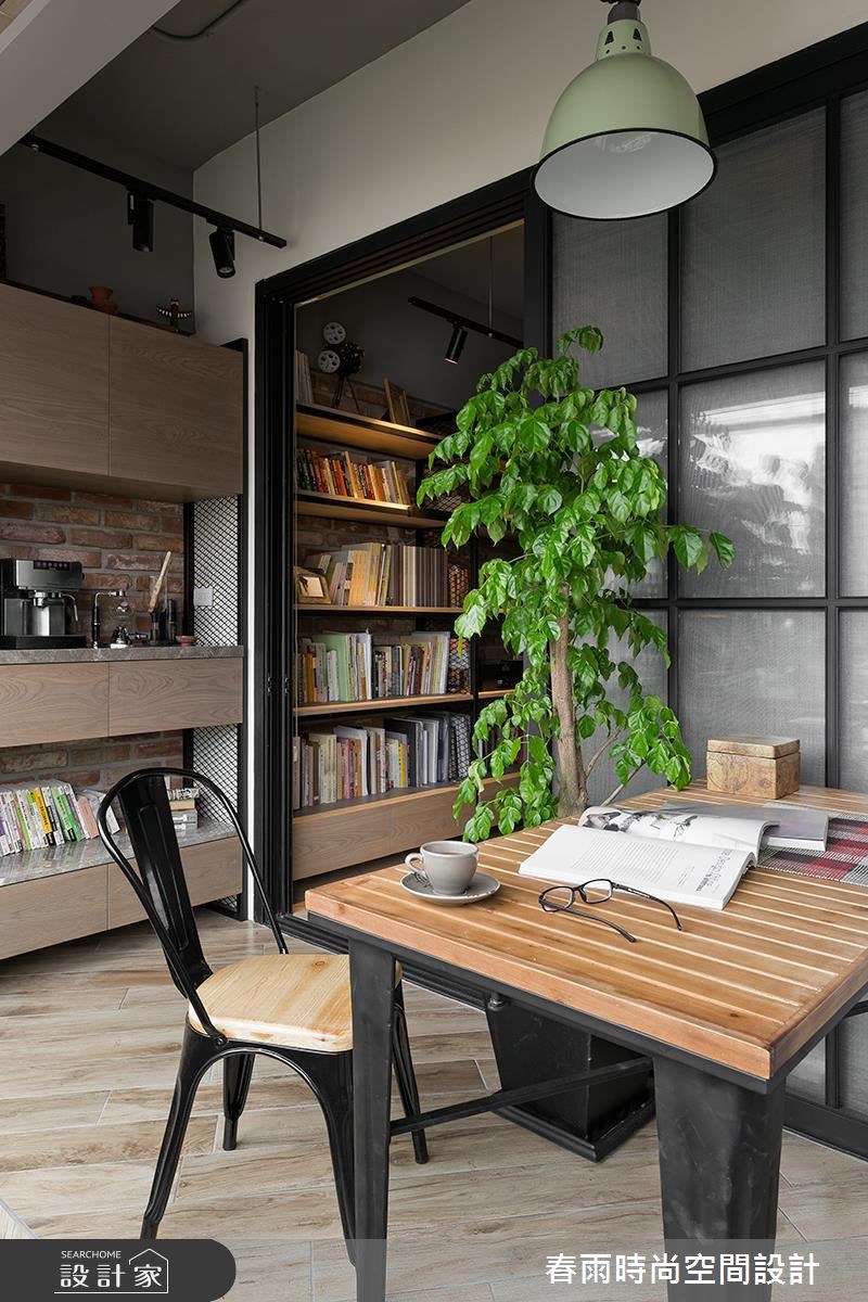 25坪新成屋(5年以下)＿工業風書房案例圖片＿春雨設計＿春雨_14 中和簡公館之13