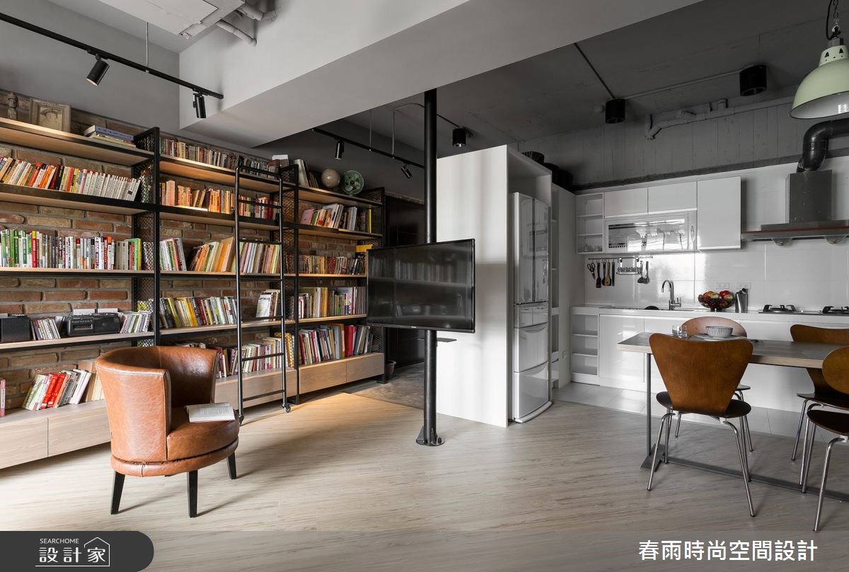 25坪新成屋(5年以下)＿工業風案例圖片＿春雨設計＿春雨_14 中和簡公館之17