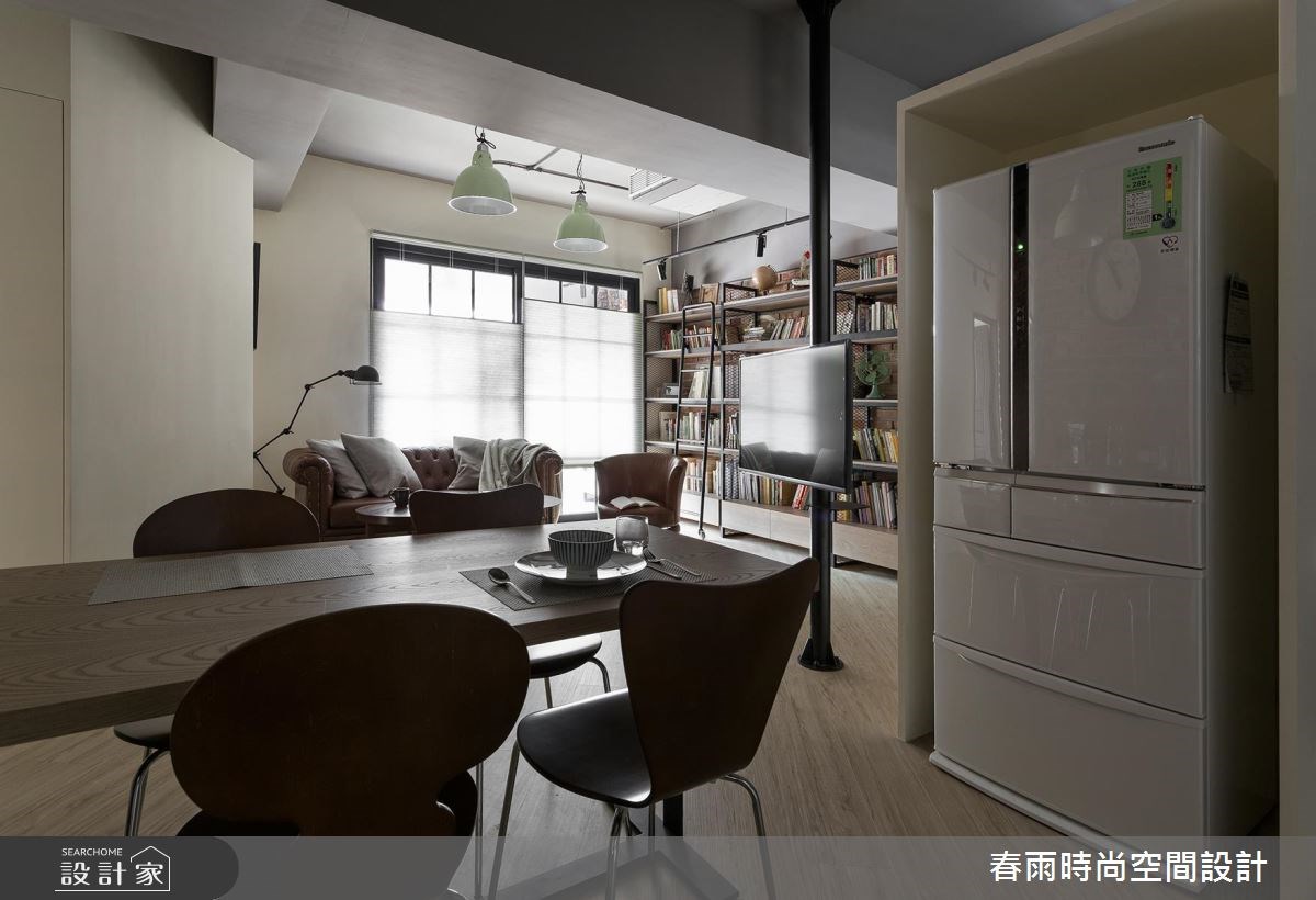 25坪新成屋(5年以下)＿工業風餐廳案例圖片＿春雨設計＿春雨_14 中和簡公館之23