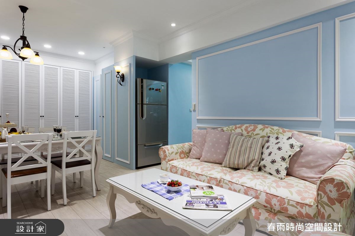 21坪老屋(16~30年)＿鄉村風客廳案例圖片＿春雨設計＿春雨_15 高雄光華雙星之14