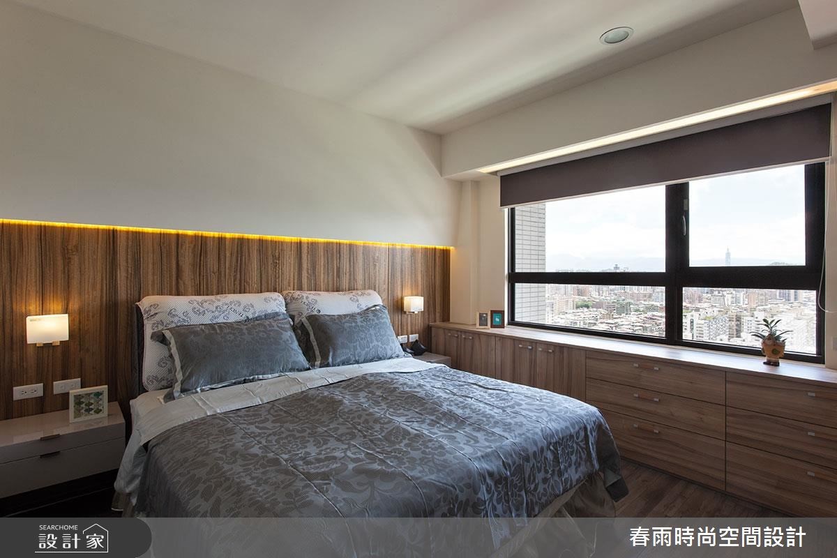 40坪新成屋(5年以下)＿現代風臥室案例圖片＿春雨設計＿春雨_16 美河市之33