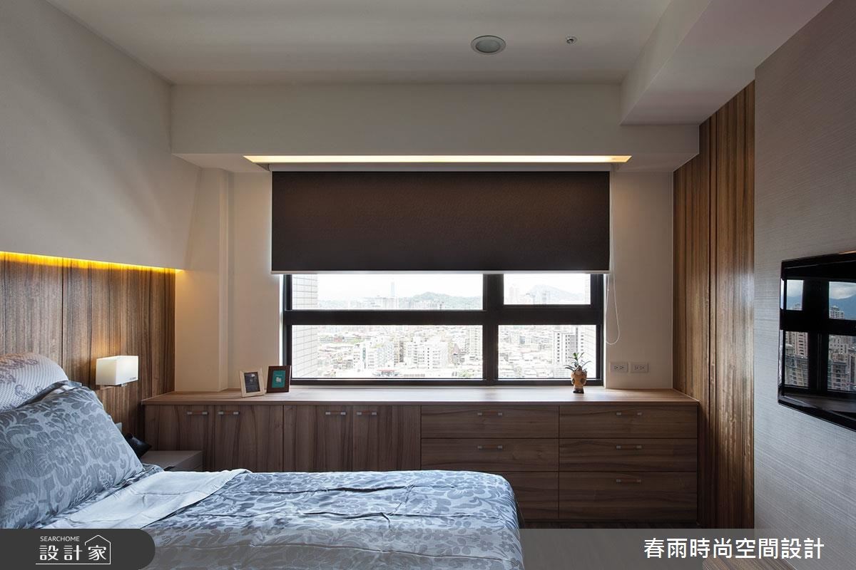 40坪新成屋(5年以下)＿現代風臥室案例圖片＿春雨設計＿春雨_16 美河市之34