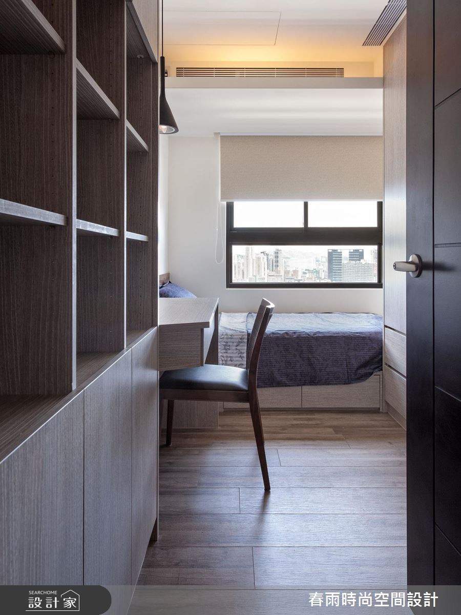 40坪新成屋(5年以下)＿現代風臥室案例圖片＿春雨設計＿春雨_16 美河市之39